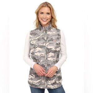 Carhartt El Paso Camo Utility Vest Sz S